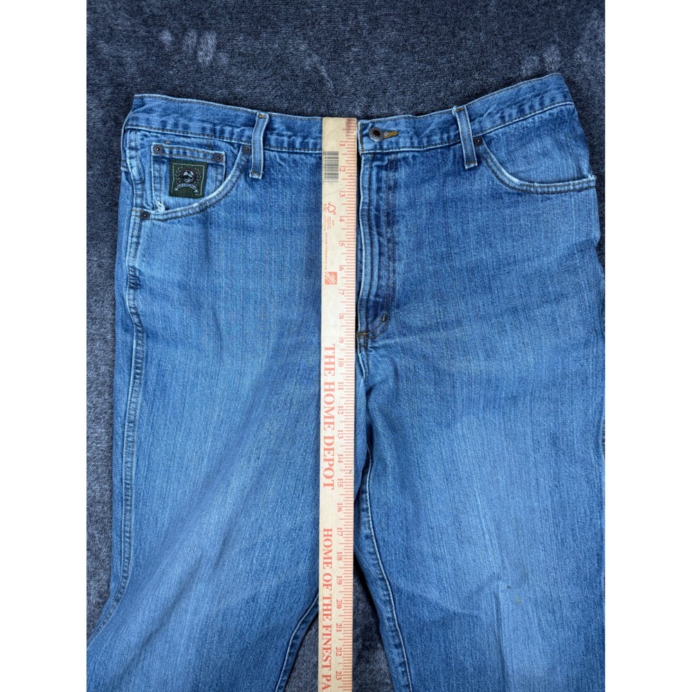 Cinch Jeans Green Label Mens 38x34 Light Wash Denim Straight Leg Casual - Picture 9 of 9